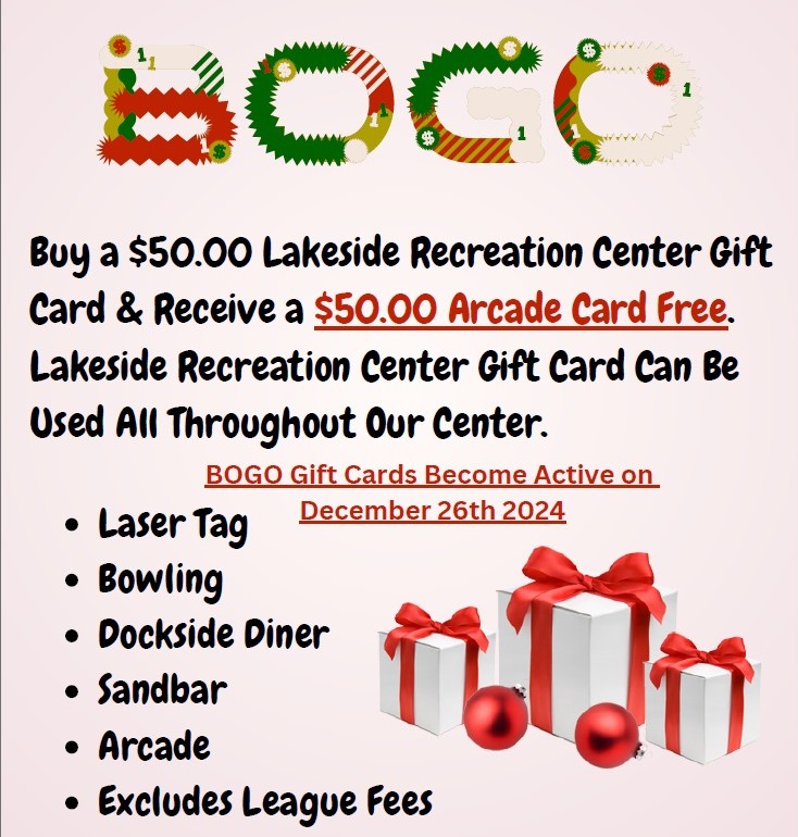 Lakeside Recreation Center 900 S Lake St Mundelein Illinois Holiday BOGO offer